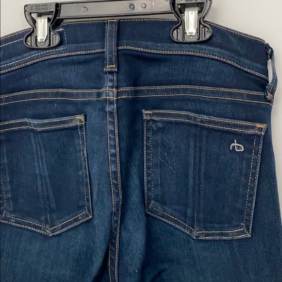 Rag and bone dark wash skinny jean size 25 - Picture 5 of 6